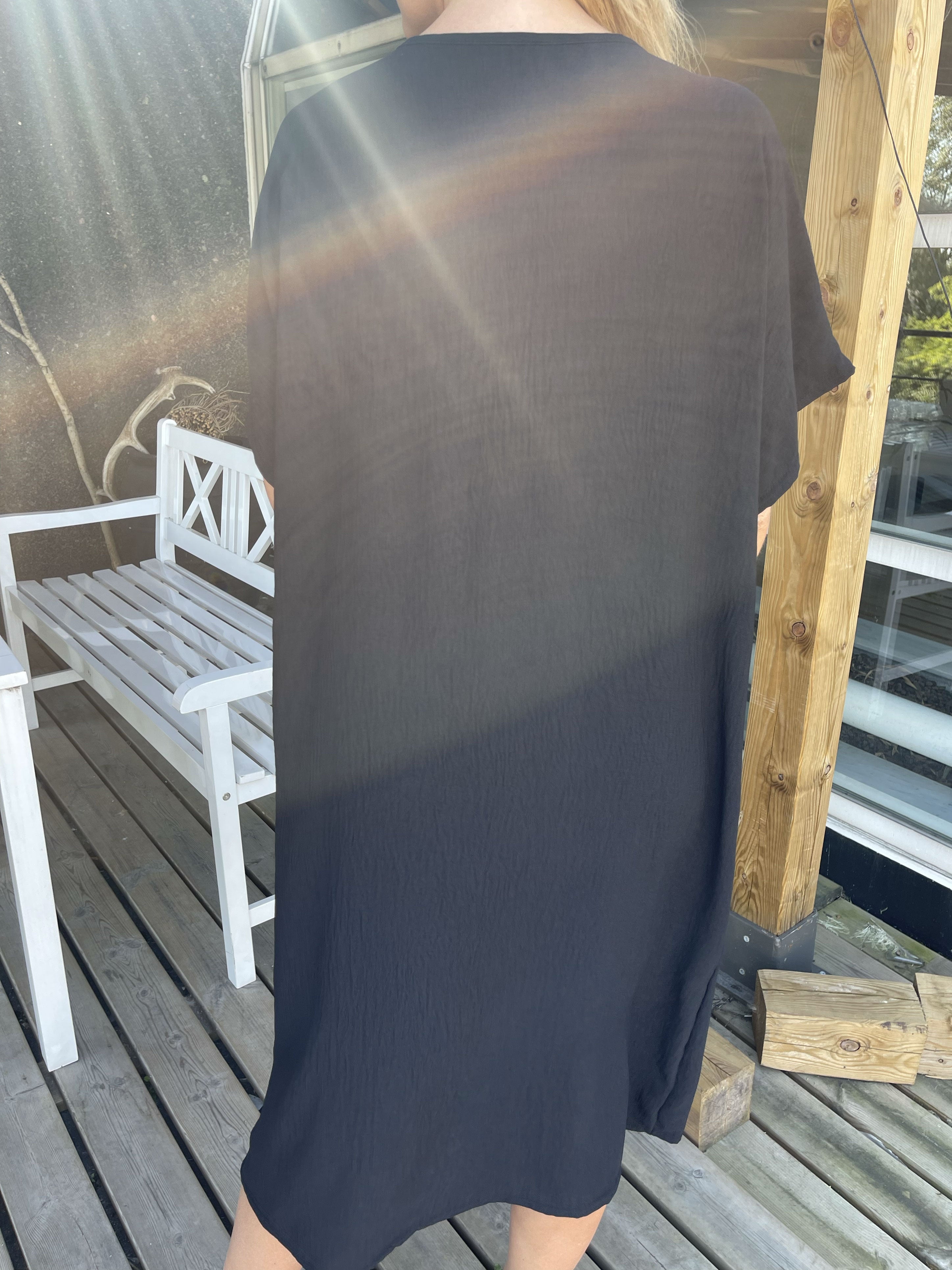 Magga - Lang simpel t-shirt kjole